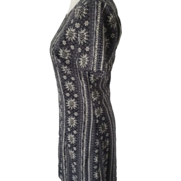 HOLLISTER mini dress size small gray/white - Picture 4 of 11